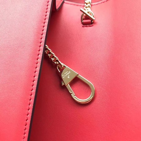 Gucci Sylvie Leather Shoulder Bag 494642 Red