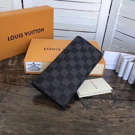 Louis Vuitton Damier Graphite Canvas ALEXANDRE WALLET N64414