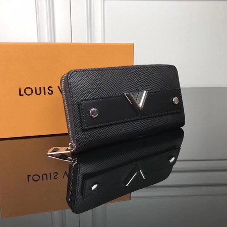 Louis Vuitton Epi Leather ZIPPY WALLET M62522 Black