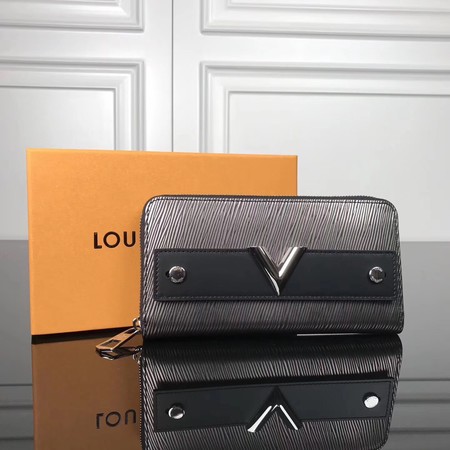 Louis Vuitton Epi Leather ZIPPY WALLET M62522 Grey
