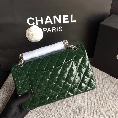 Chanel 2.55 Series Flap Bags Original Leather A1112 Green