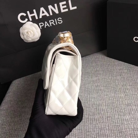 Chanel 2.55 Series Flap Bags Original Leather A1112 White