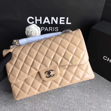 Chanel Classic Flap Bag Original Leather A1113 Apricot