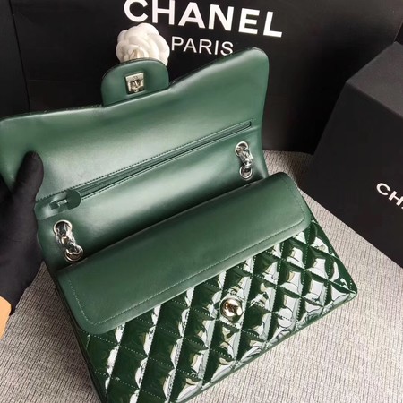 Chanel Classic Flap Bag Original Leather A1113 Green