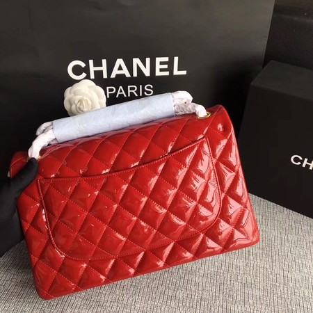 Chanel Classic Flap Bag Original Leather A1113 Red