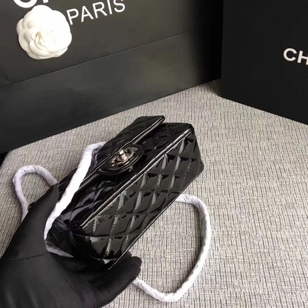 Chanel Classic Flap mini Bag Original Leather A1117 Black