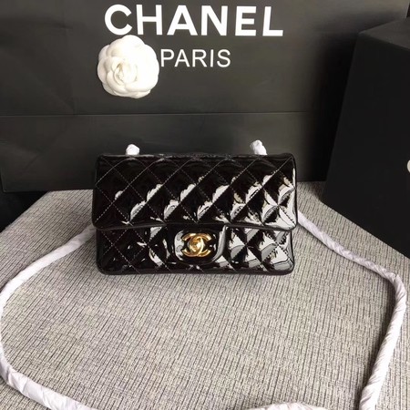 Chanel Classic Flap mini Bag Original Leather A1117 Black