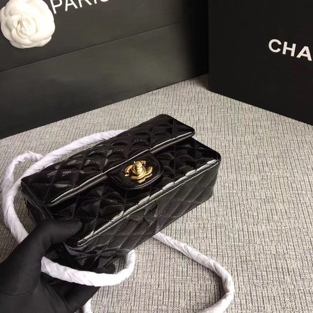 Chanel Classic Flap mini Bag Original Leather A1117 Black