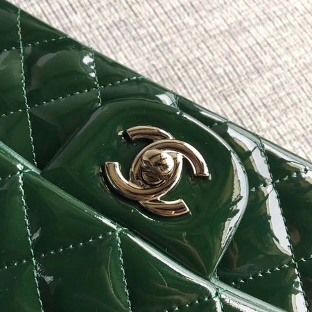 Chanel Classic Flap mini Bag Original Leather A1117 Green