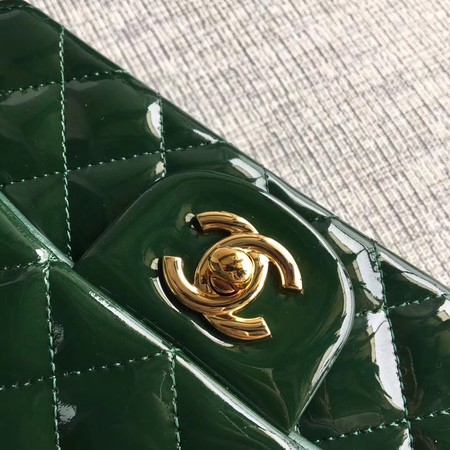 Chanel Classic Flap mini Bag Original Leather A1117 Green