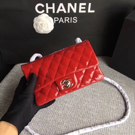 Chanel Classic Flap mini Bag Original Leather A1117 Red