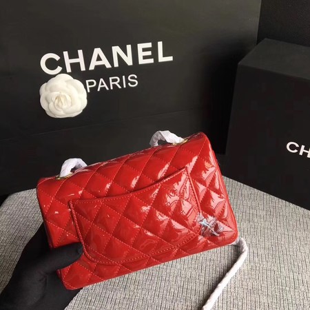 Chanel Classic Flap mini Bag Original Leather A1117 Red