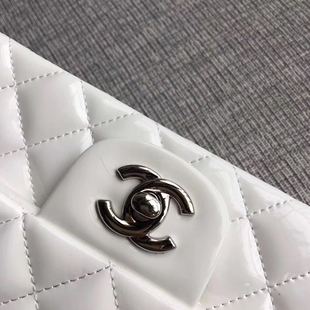 Chanel Classic Flap mini Bag Original Leather A1117 White