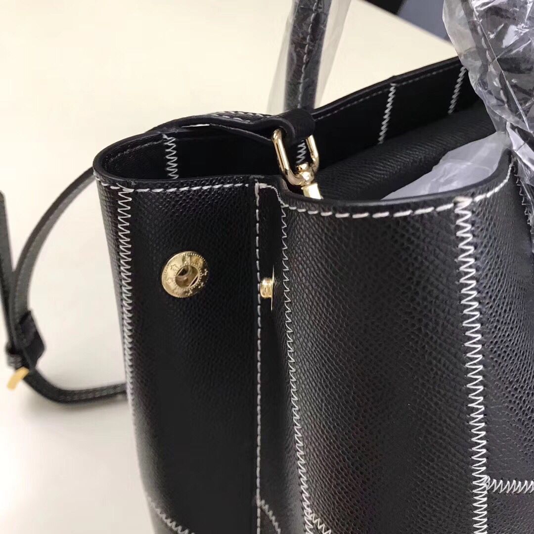 Prada Saffiano Leather Tote Bags 2756 Black