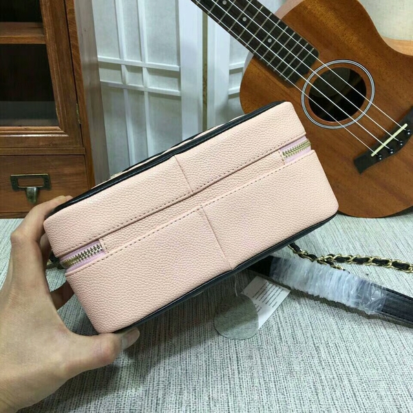 Chanel Calfskin Leather Mini Shoulder Bag 6070 Pink