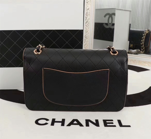 Chanel Flap Shoulder Bag Calfskin Leather 8925