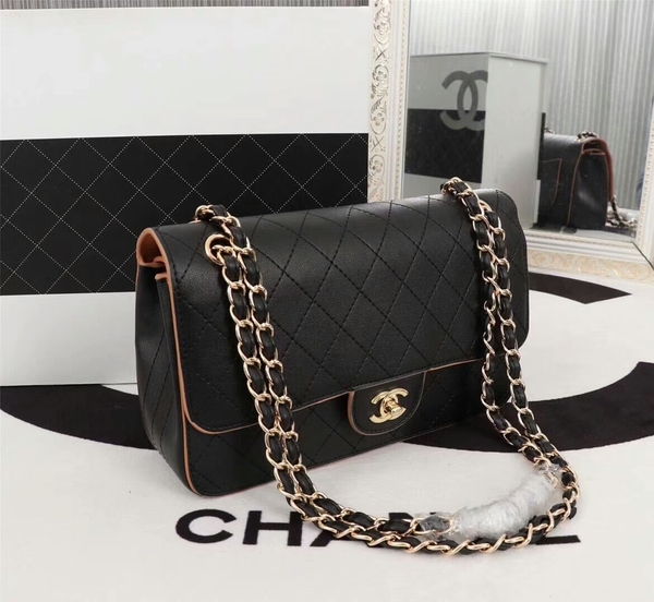 Chanel Flap Shoulder Bag Calfskin Leather 8925