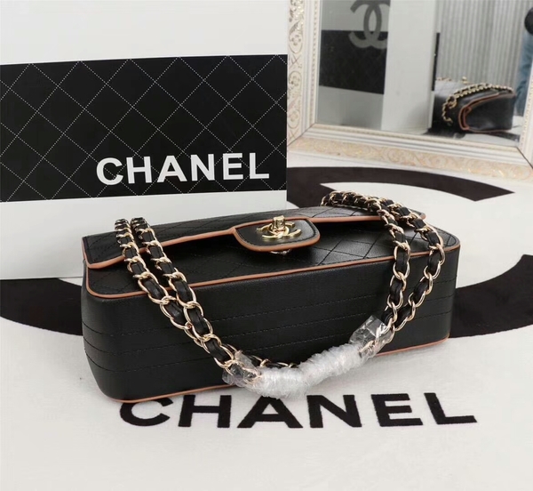 Chanel Flap Shoulder Bag Calfskin Leather 8925