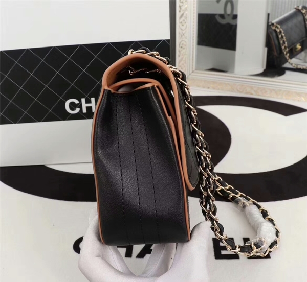 Chanel Flap Shoulder Bag Calfskin Leather 8925