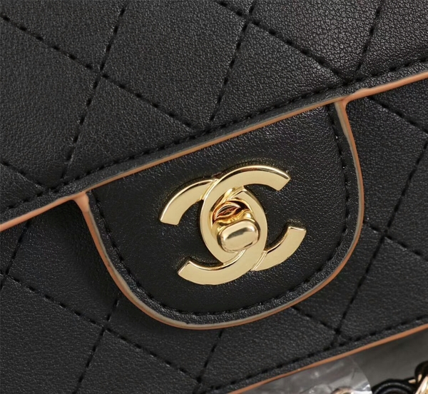 Chanel Flap Shoulder Bag Calfskin Leather 8925