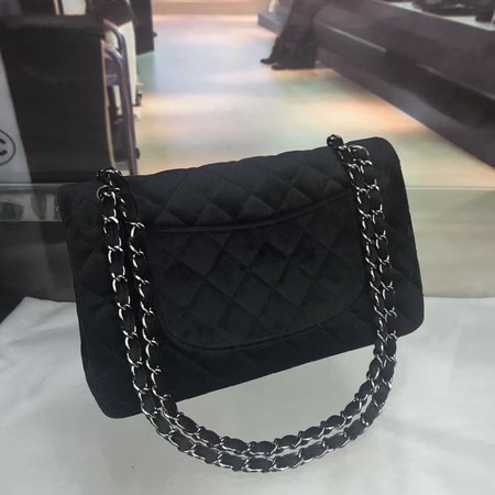 Chanel 2.55 Series Flap Bags Original Velet A1112 Black