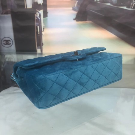 Chanel 2.55 Series Flap Bags Original Velet A1112 Blue