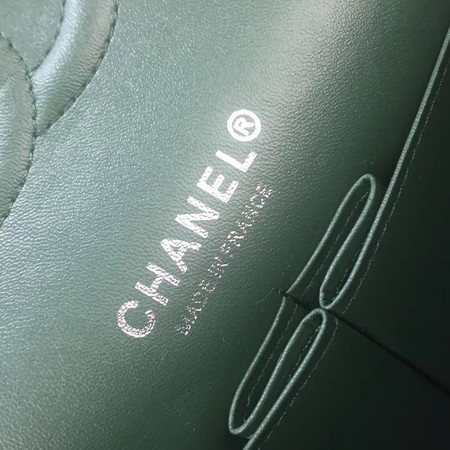 Chanel 2.55 Series Flap Bags Original Velet A1112 Green