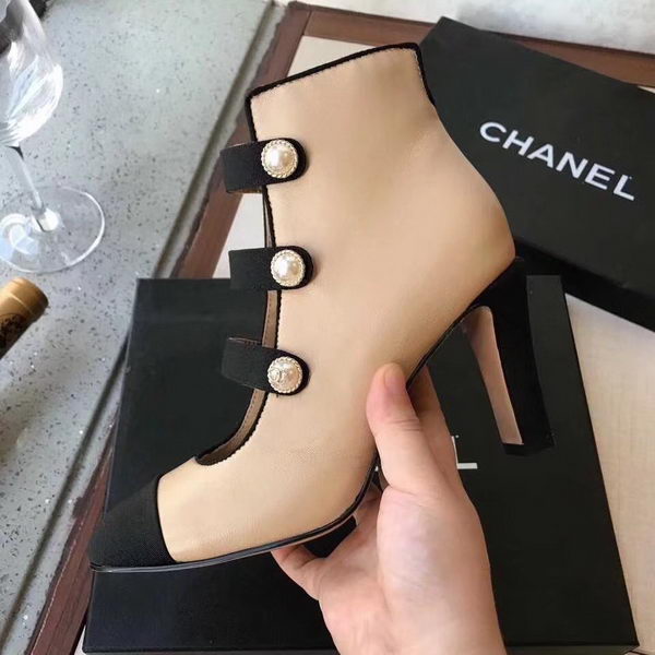 Chanel Ankle Boot CH2230 Apricot