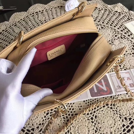 Chanel Coco Cocoon Leather Bag A18004 Apricot