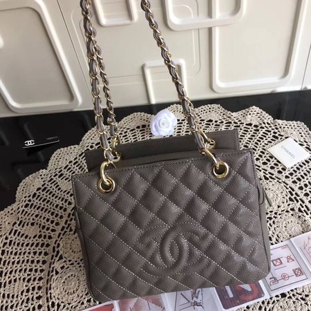 Chanel Coco Cocoon Leather Bag A18004 Grey