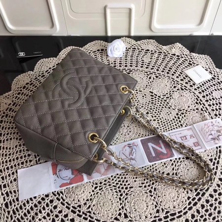 Chanel Coco Cocoon Leather Bag A18004 Grey