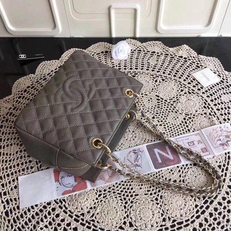 Chanel Coco Cocoon Leather Bag A18004 Grey