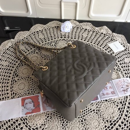 Chanel Coco Cocoon Leather Bag A18004 Grey