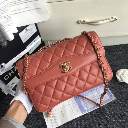 Chanel Flap Bag Original Sheepskin Leather A37030 Pink