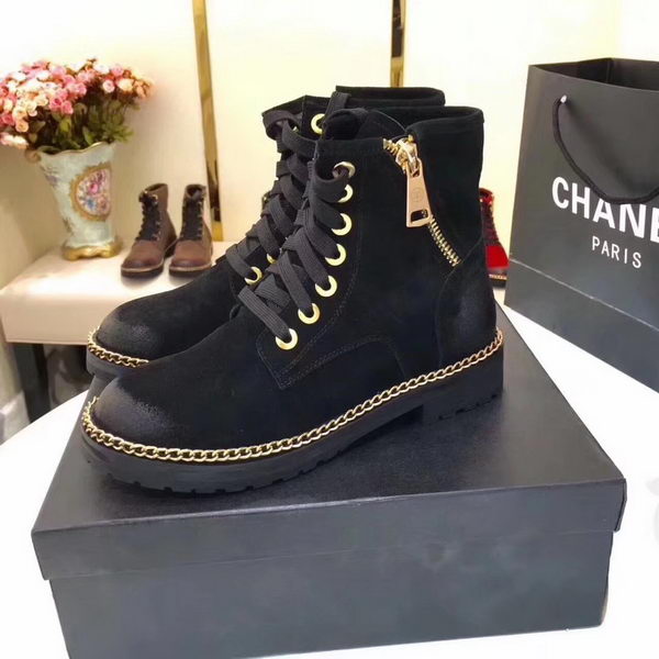 Chanel Martens Shoes CH2245 Black