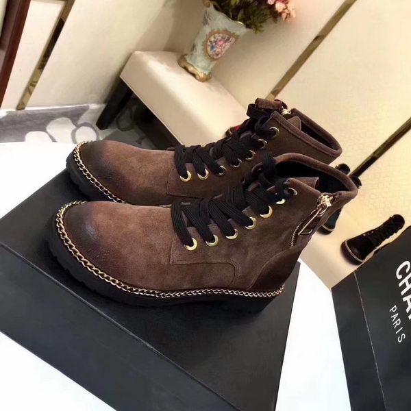 Chanel Martens Shoes CH2245 Brown