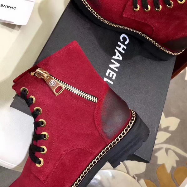 Chanel Martens Shoes CH2245 Red