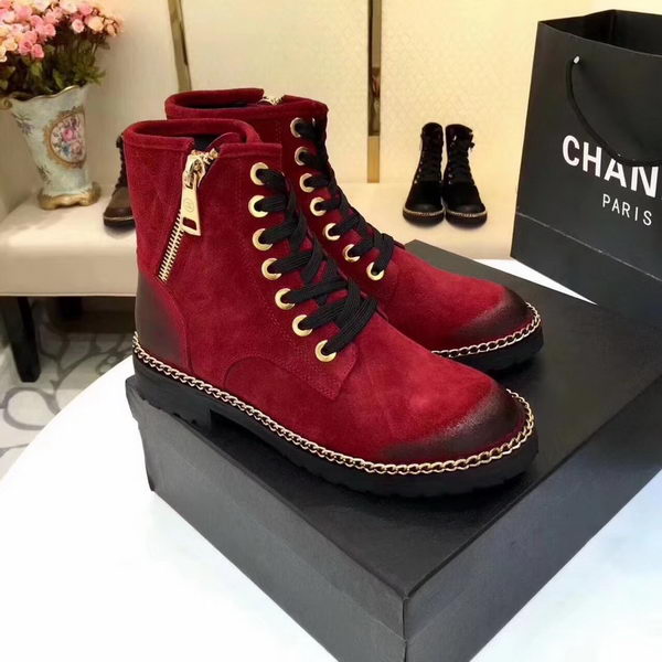 Chanel Martens Shoes CH2245 Red