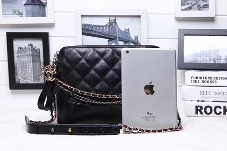 Chanel Shoulder Bag Calfskin Leather A95623 Black