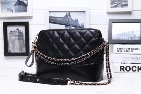 Chanel Shoulder Bag Calfskin Leather A95623 Black