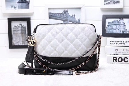Chanel Shoulder Bag Calfskin Leather A95623 White