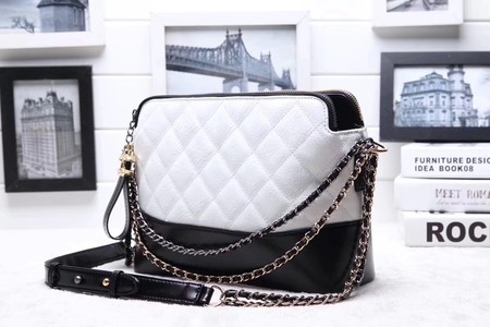 Chanel Shoulder Bag Calfskin Leather A95623 White