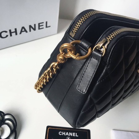 Chanel Shoulder Bag Original Sheepskin Leather A66269 Black