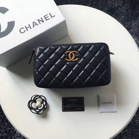 Chanel Shoulder Bag Original Sheepskin Leather A66269 Black