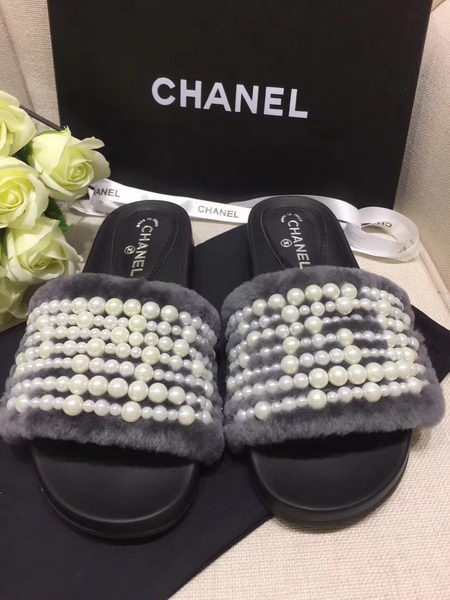 Chanel Slippers CH2239 Grey