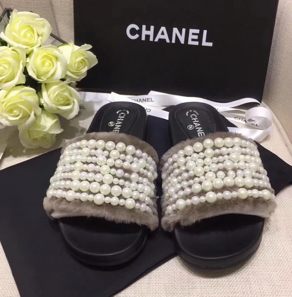 Chanel Slippers CH2239 Light Grey