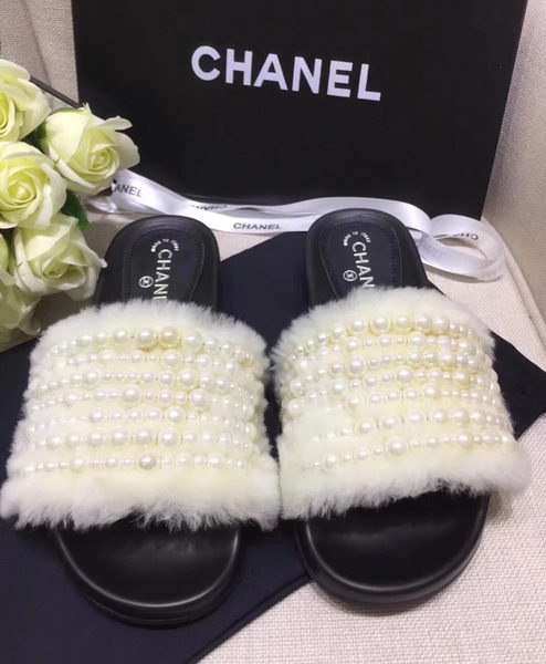 Chanel Slippers CH2239 White