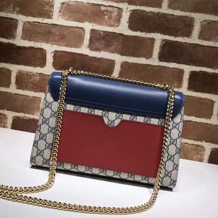 Gucci Padlock Medium GG Shoulder Bag 409486 Blue