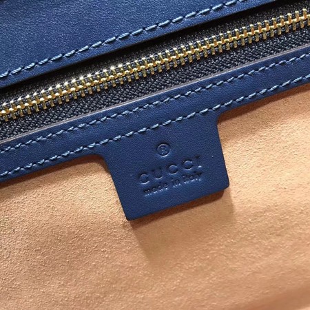 Gucci Padlock Medium GG Shoulder Bag 409486 Blue