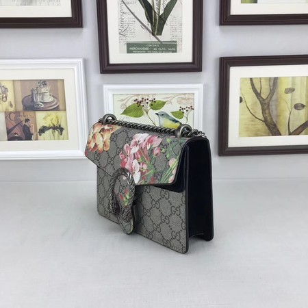 Gucci Mini Dionysus GG Canvas Shoulder Bag 421970 Black